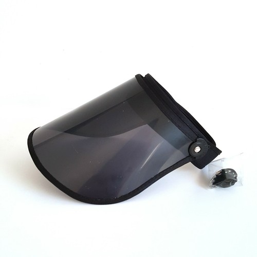 99.9% UV Protection Outdoor Beach Prism Strong Sun Visor Cap Clear Face Shield - Picture 10 of 16