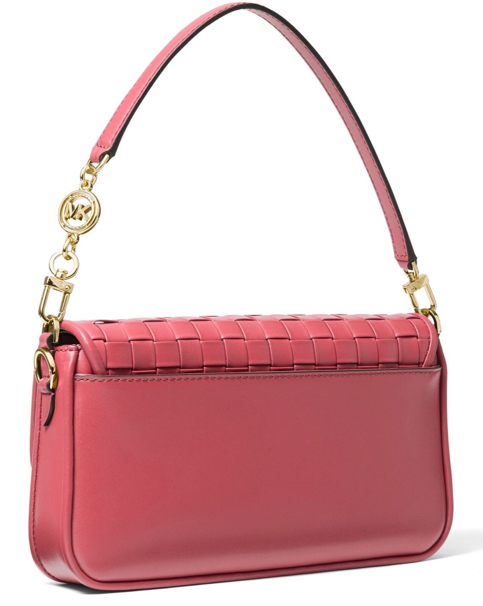 Michael Kors Bradshaw Woven Convertible Shoulder Bag In  display picture 1