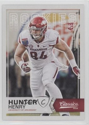 2016 Panini Classics Rookies Red Back Hunter Henry #232 Rookie RC 1v3