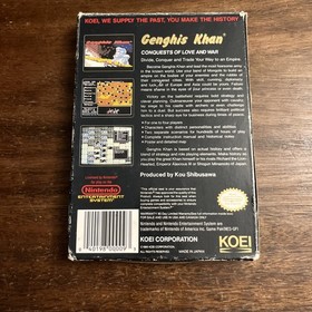 Genghis Khan (Nintendo NES) Complete - Tested - Authentic