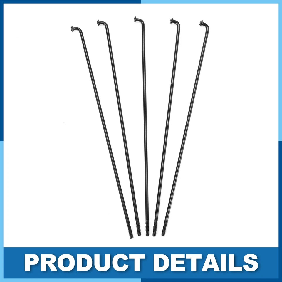 Radios Bicicleta Bicicleta 14G 130MM Radios Bicicleta Montaña Acero 36 Piezas Foto 4 de 4