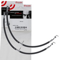 2X Brembo BremsschlÄUche Vorne Beidseitig Passend FÜR Opel Agila Links+Rechts