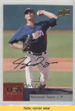 2009 Upper Deck USA National Team Auto Tyler Lyons #USAB-TL Auto READ 9ca
