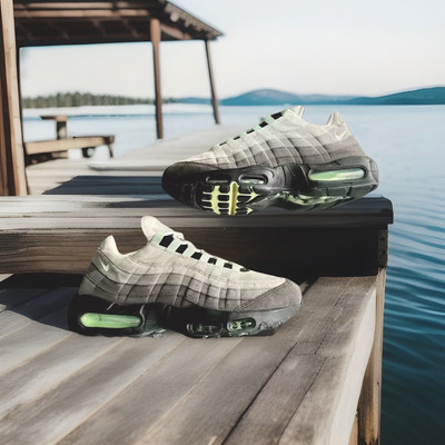 NIKE AIR MAX 95’ “FRESH MINT” GRANITE/MINT/WHITE MENS SIZE