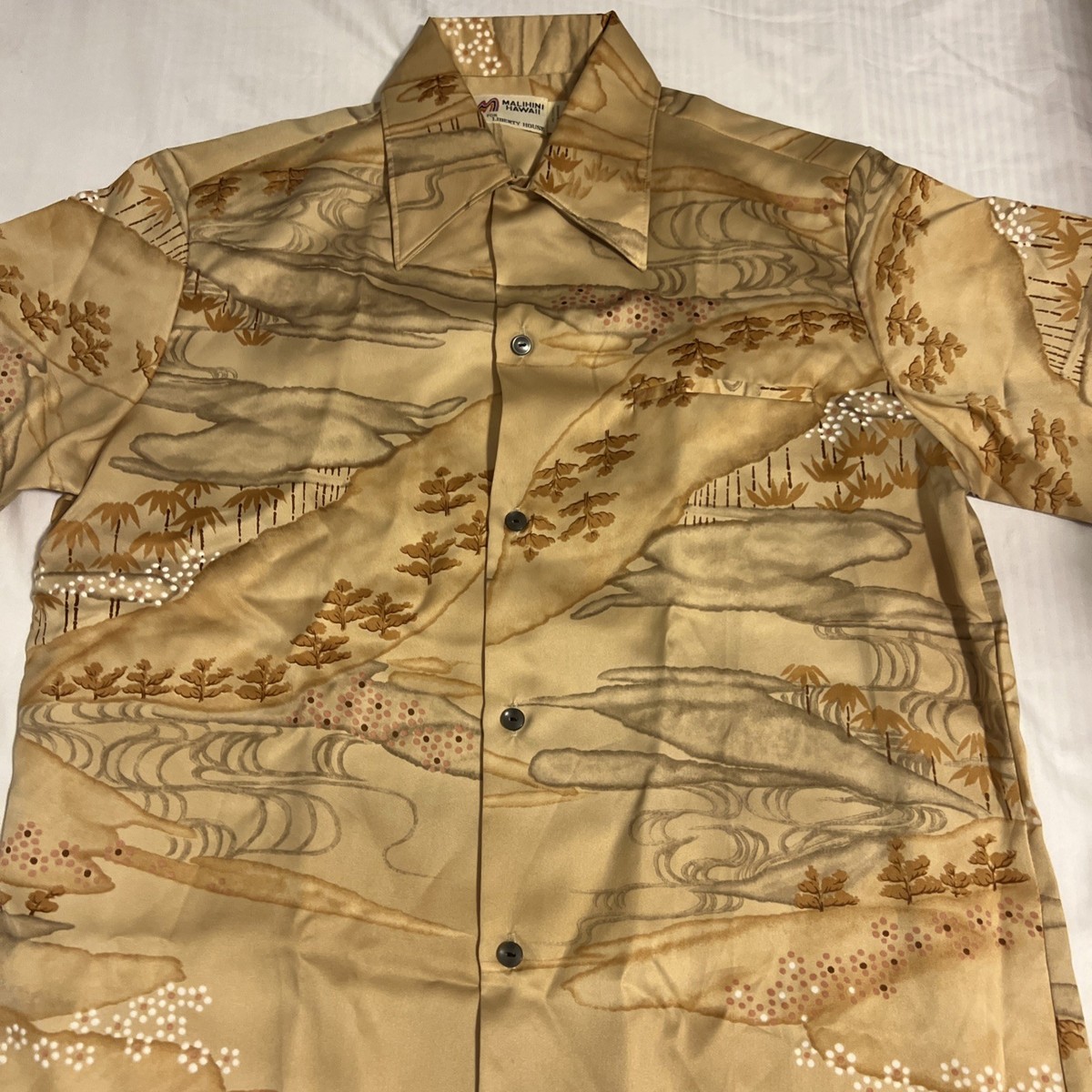 Vintage Malihini Hawaii For Liberty House Hawaiian Shirt M