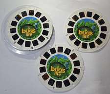 Vintage Disney View-Master reel set featuring A Bug's Life