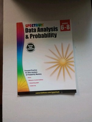 Spectrum Data Analysis and Probability by Spectrum (2015, Trade Paperback)