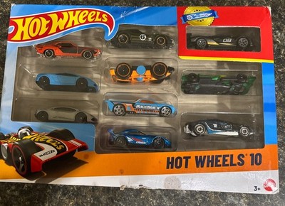Hot Wheels 54886 1:64 Scale 10 Car Pack Brand New - Box Is Damaged But Unopened