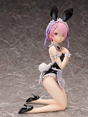 ReZero Ram Bunny Ver. 1/4 Scale PVC Figure 300mm Kadokawa FREEing Japan Novel - Image 2 of 4