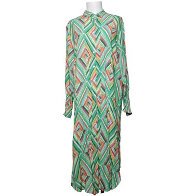 Gemini, Kleid, Größe: XS, Grün/Mehrfarbig, Viskose, Print, Damen #IEI