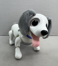 Takara Tomy Hello Zoomer Dachshund Robot Dog Voice LED Works No Charger
