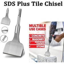 Tile Chisel SDS Plus Chisel Masonry Concrete Chisel Set, Tile Removal Tool 75mm