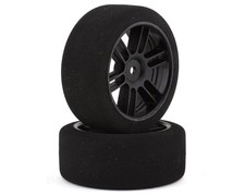 BSR Racing 1/10 26mm Front Mounted Foam Touring Tires Black  2  XX Pink 
