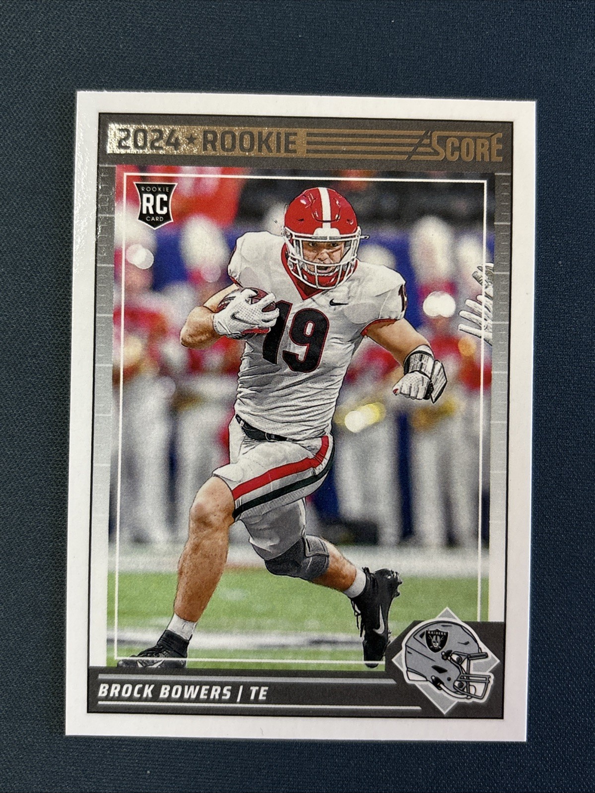 2024 Score Rookies Brock Bowers #310 (RC) Raiders