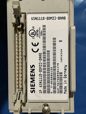 Siemens 6SN1118-0DM23-0AA0 SIMODRIVE 611 CLOSED-LOOP CONTROL PLUG-IN UNIT