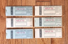 LOT  OF 6 - SURFACE TRANSIT INC BUS TICKET BOOKS MANHATTAN BRONX NY
