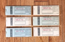 LOT  OF 6 - SURFACE TRANSIT INC BUS TICKET BOOKS MANHATTAN BRONX NY