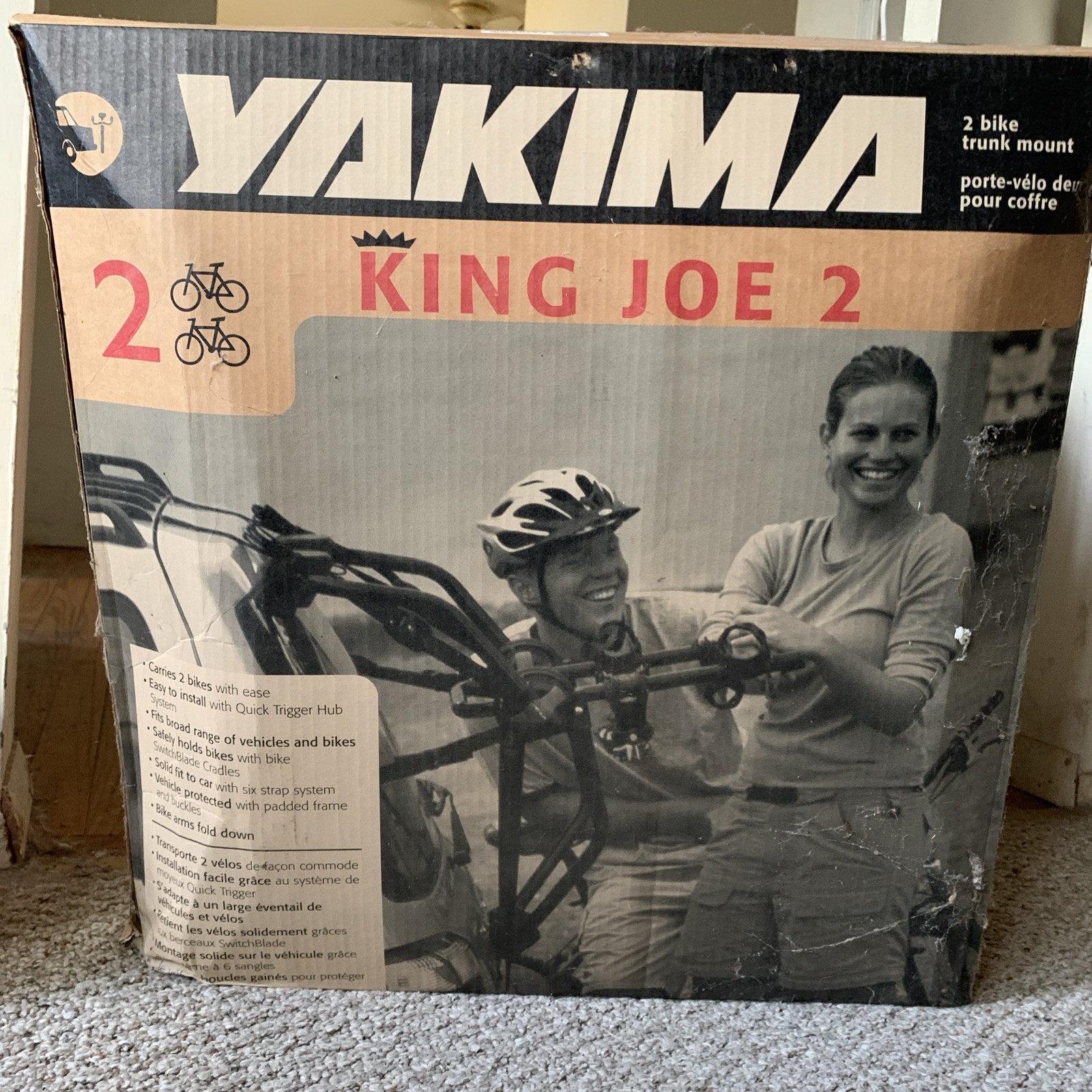 YAKIMA King Joe Pro 2  Bike Rack; Rear Trunk Mount; 02619; B