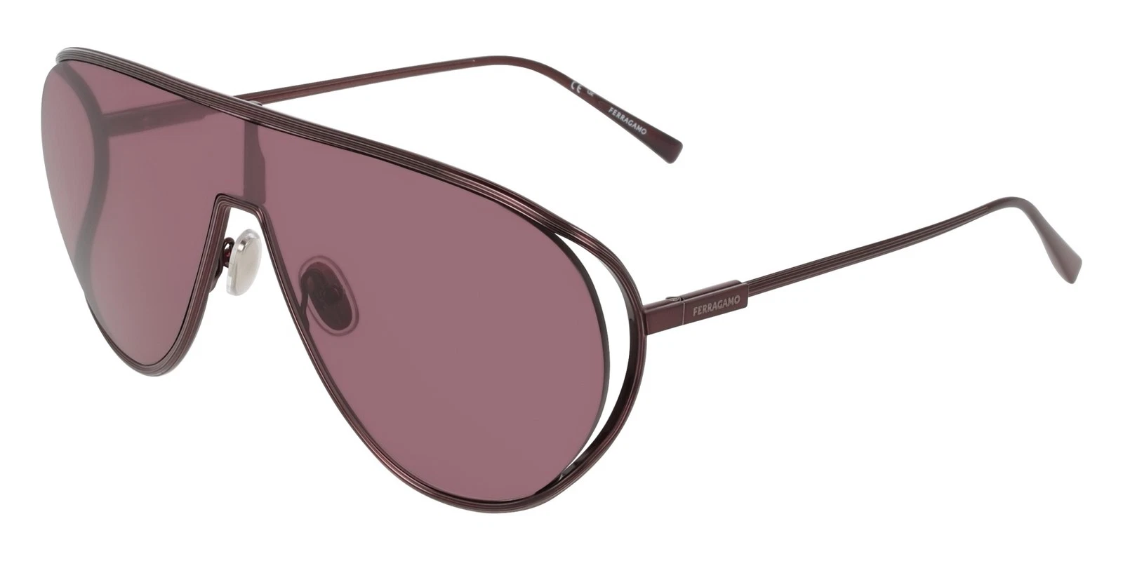 Ferragamo — Ferragamo Sunglasses SF323S Burgundy 63/20/140 Women