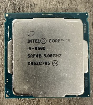 9Th Gen Intel Core i5-9500 LGA 1151 CPU Processor 3.0GHz up to 4.4GHz 6Core 9MB
