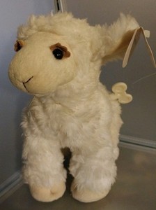 Baby GUND Sweetfeet 'Jesus Loves Me' Musical Stuffed Animal Plush White NWT NEW