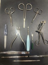 Vintage Beauty Stainless Steel And More Manicure Tools Eye Lash Germany USA LOT