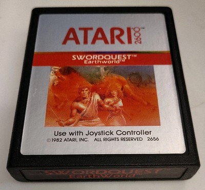 ATARI SWORDQUEST EARTH WORLD (TDW032313) UNTESTED 