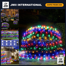 200LED Christmas Net Lights 8.4ft x 5.2ft, Waterproof, 8 Modes, Timer, Connectab