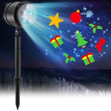 Christmas Projector Light LED Projector Outdoor Decorative Lighting Black