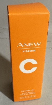 Avon ANEW Vitamin C Dry Body Oil (3.4 oz) New in Box