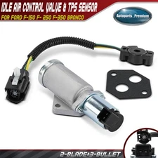 2x Idle Air Control Valve & Throttle Position Sensor Set for Ford F-150 F-350