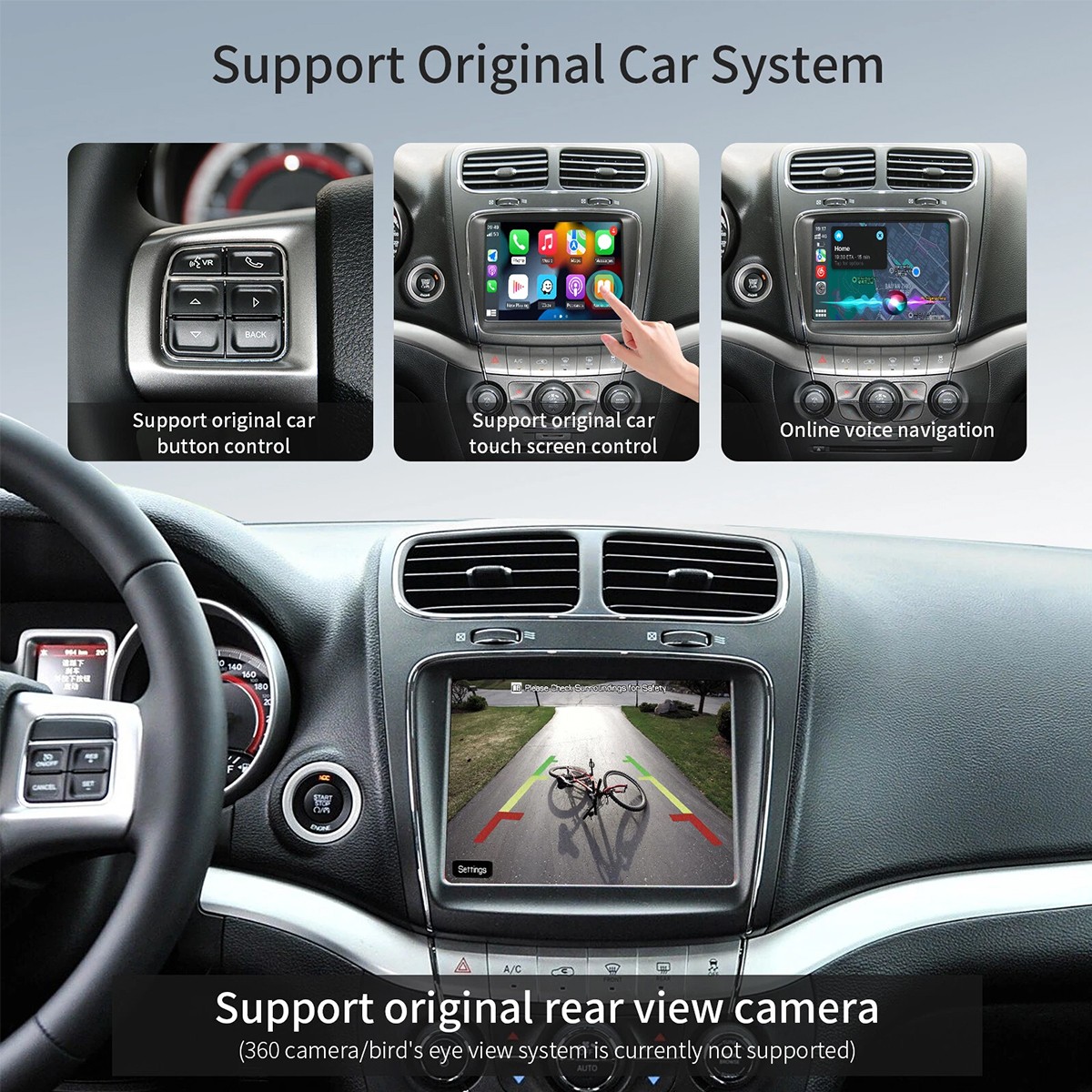 For Maserati Quattroporte Wireless Apple Carplay Android Auto Retrofit Decoder