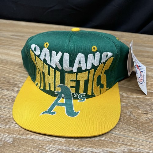 VINTAGE Oakland Athletics Hat Cap Snap Back Logo 7 MLB Baseball See Desc Fr Cond - Picture 3 of 14