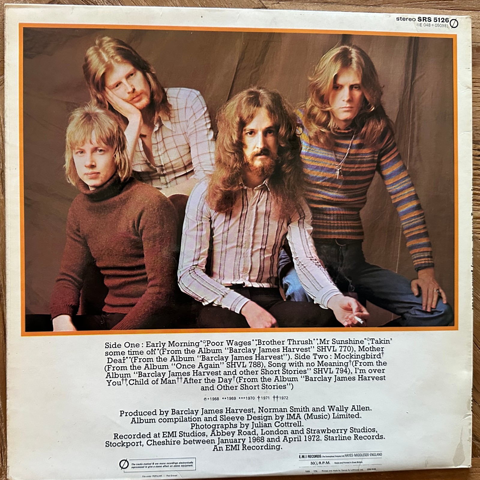 Barclay James Harvest – Early Morning Onwards - 1973 Re-Issue