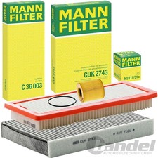 MANN FILTER INSPEKTIONSPAKET passend für PEUGEOT 508 I 8E 8D 1.6+THP 150-163 PS