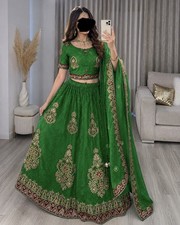 Neue Indian Lehenga Choli Gr. 38 (M)   3-teil...