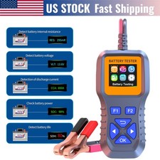 Digital Battery Analyzer Car Battery Tester Car Battery Voltage Load Tester Us