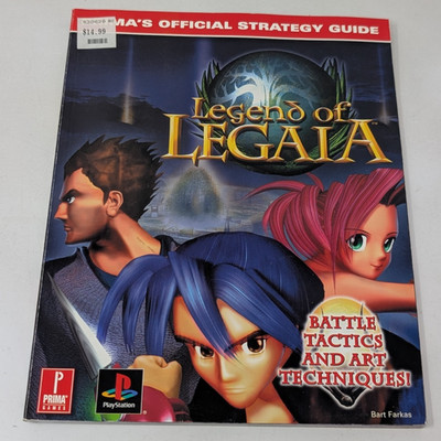 Legend Of Legaia Prima's Official Strategy Guide Sony Playstation 1 PS1 1999 PSX