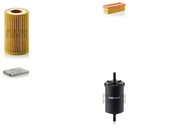 Inspektionspaket Filtersatz XL MANN-FILTER Vorfilter Aktivkohlefilter für CLIO 2