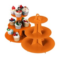 Cupcake Stand 2Pcs, 3-Tier Cupcake Stand Display, Cardboard Cup Cake Tower St...