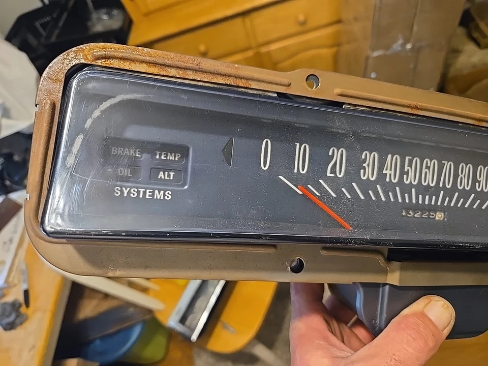 1969 70 PONTIAC Grand Prix Bonneville Catalina Speedometer Guage Cluster 120mph  - Image 4 of 4