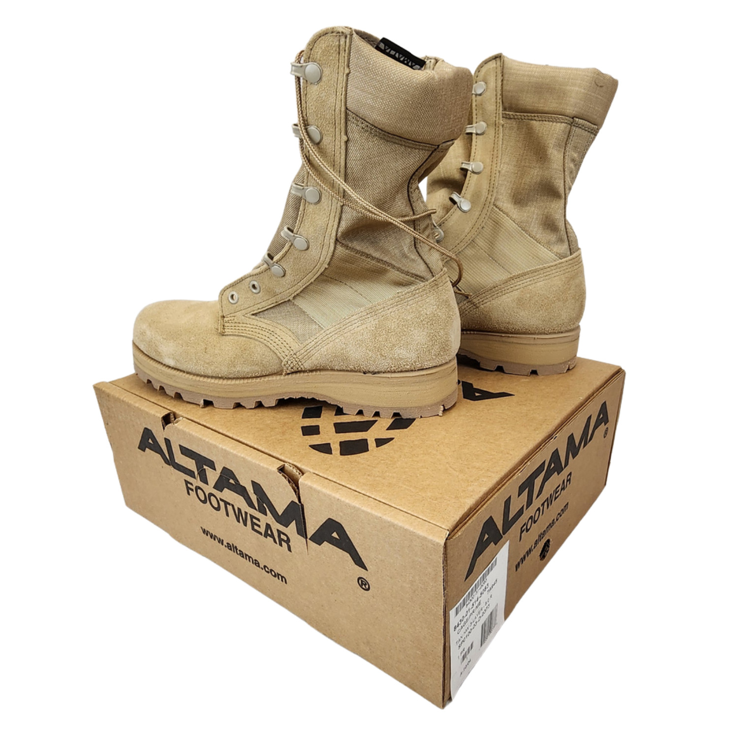 Tan Altama Army Combat Hot Weather Boots - New *mocinc.1982*