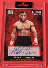 Mike Tyson Boxing Cards and Autographed Memorabilia Guide 15