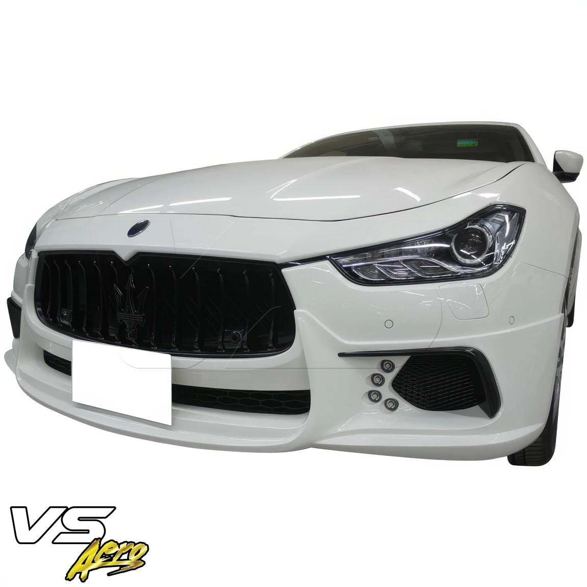 VSaero FRP WAL Front Lip Valance for Ghibli Maserati 13-17 vsaeropart_101451