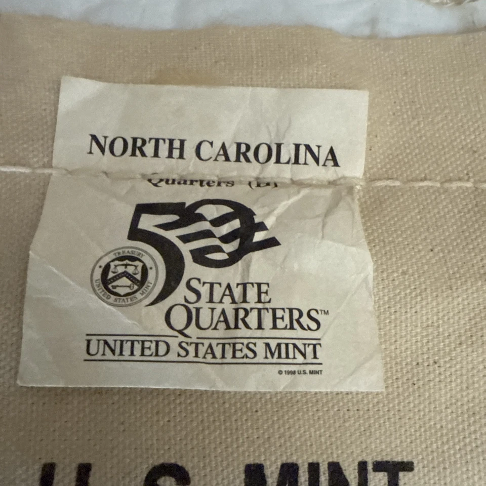 2001-P And D North Carolina State Quarter Original Mint Sewn Bag 100 coins EACH - Image 4 of 4