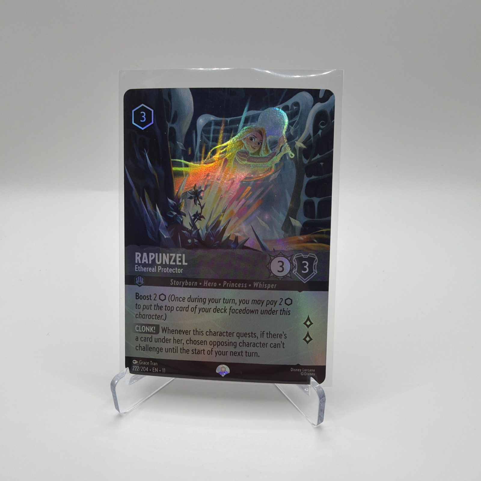 Rapunzel - Ethereal Protector (Epic) 222/204 Lorcana Winterspell Holo NM/M