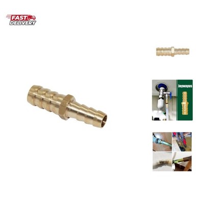 3/8'' to 1/2'' Reducer ID Hose Barb Splicer, Hex Union Fitting Intersection/Spl...