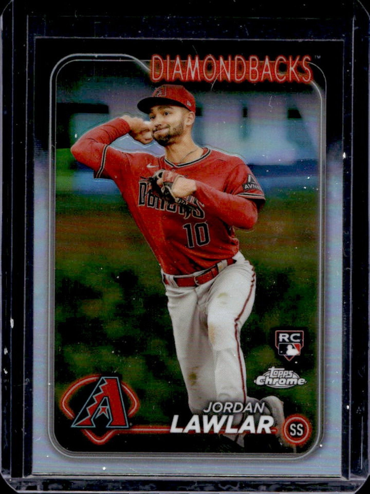 2024 Topps Chrome Jordan Lawlar RC Refractor Rookie #229 Diamondbacks