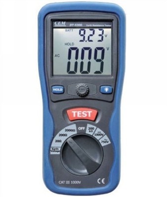 Brand New Cem DT-5300/DT-5300B Earth Ground Resistance Testers Meter to