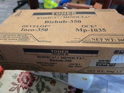 New Compatible Cyan Toner for Konica Minolta Bizhub C350 Black